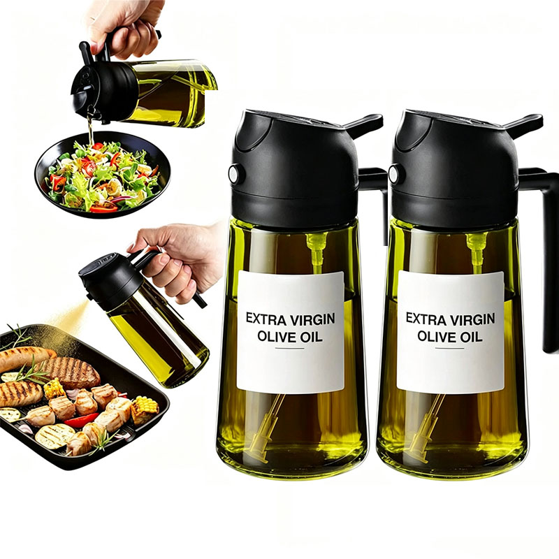 Kitchen Gadgets Oil Spray - زجاجة بلاستيكية لتوزيع زيت الزيتون لأدوات