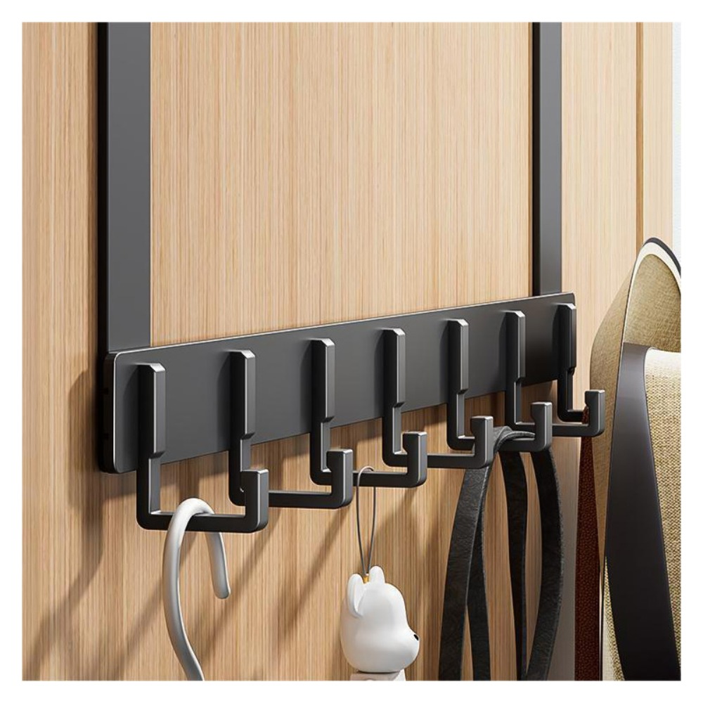 Kitchen Gadgets Storage Ideas - تخزين السنانير فوق الباب 6 السنانير