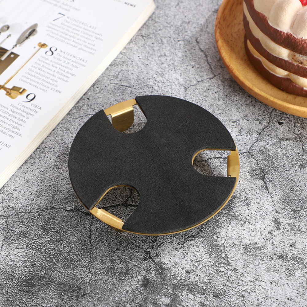 Kitchen Gadgets Gold - أدوات مطبخ: طقم قواعد أكواب دائرية