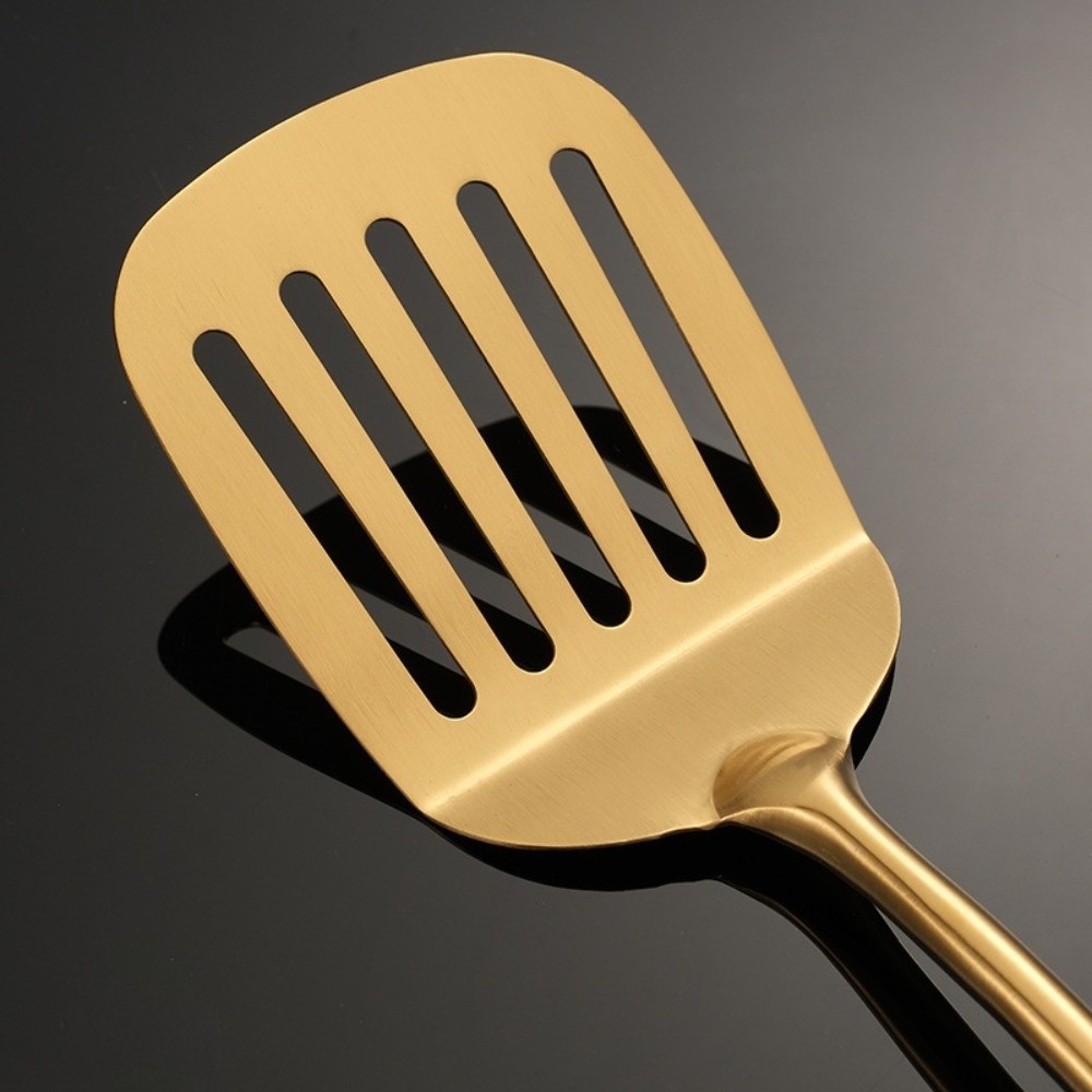 Kitchen Gadgets Gold - طقم أدوات مطبخ من الفولاذ المقاوم