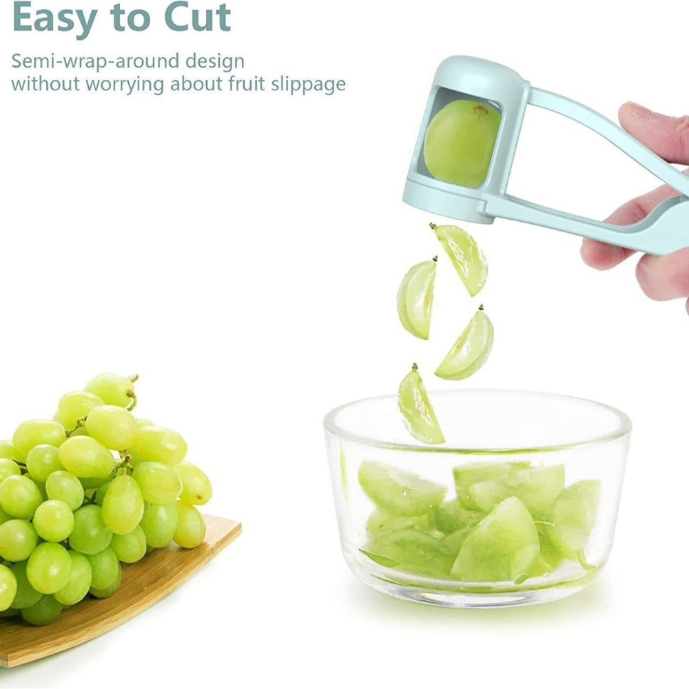 Kitchen Gadgets For Kids - أداة تقسيم الطماطم الكرزية آمنة وعملية