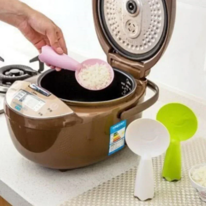 Kitchen Gadgets On Sale - غير عصا البلاستيك ملعقة أرز الوجه