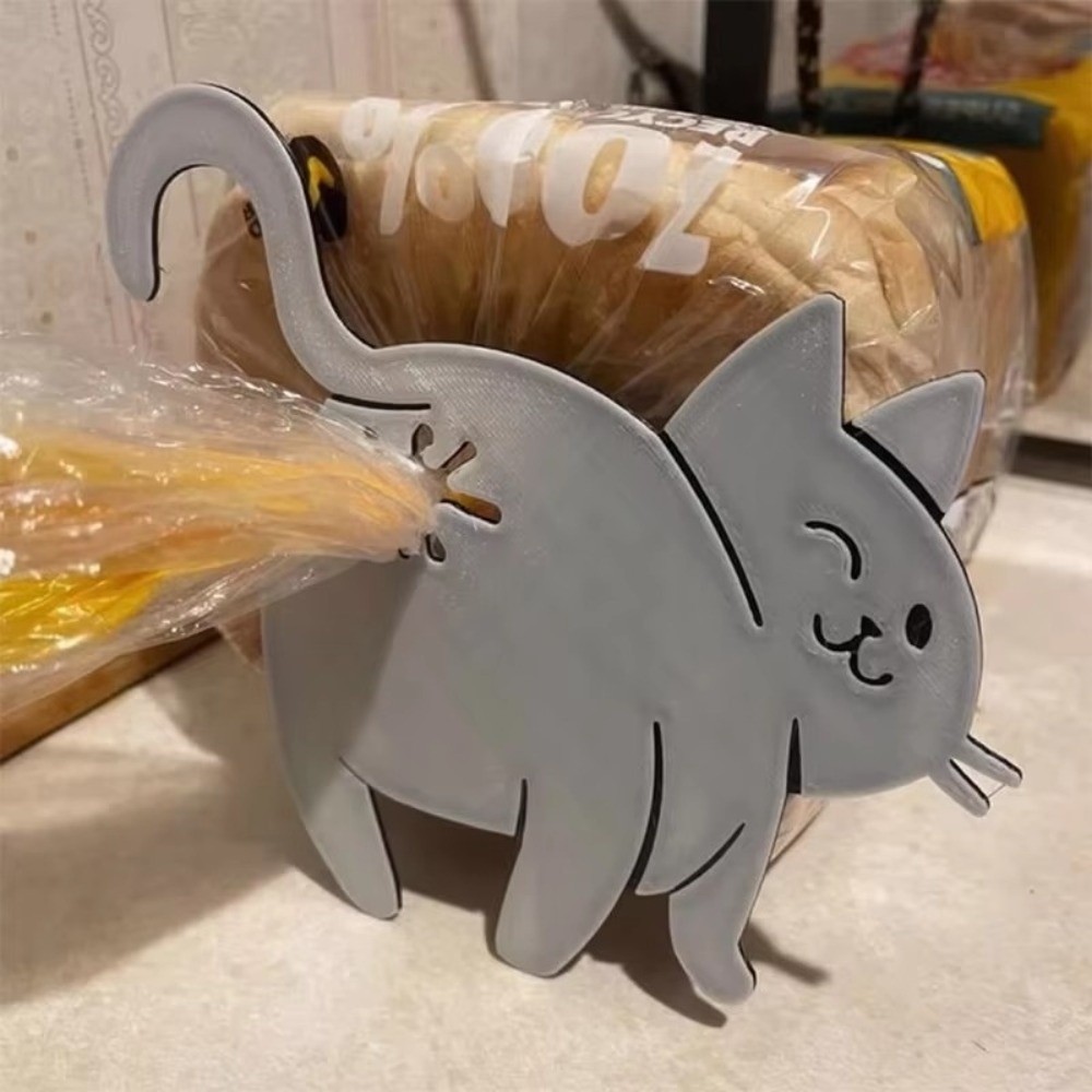 Kitchen Gadgets Novelty - مشبك أكياس طعام بتصميم مؤخرة قطة