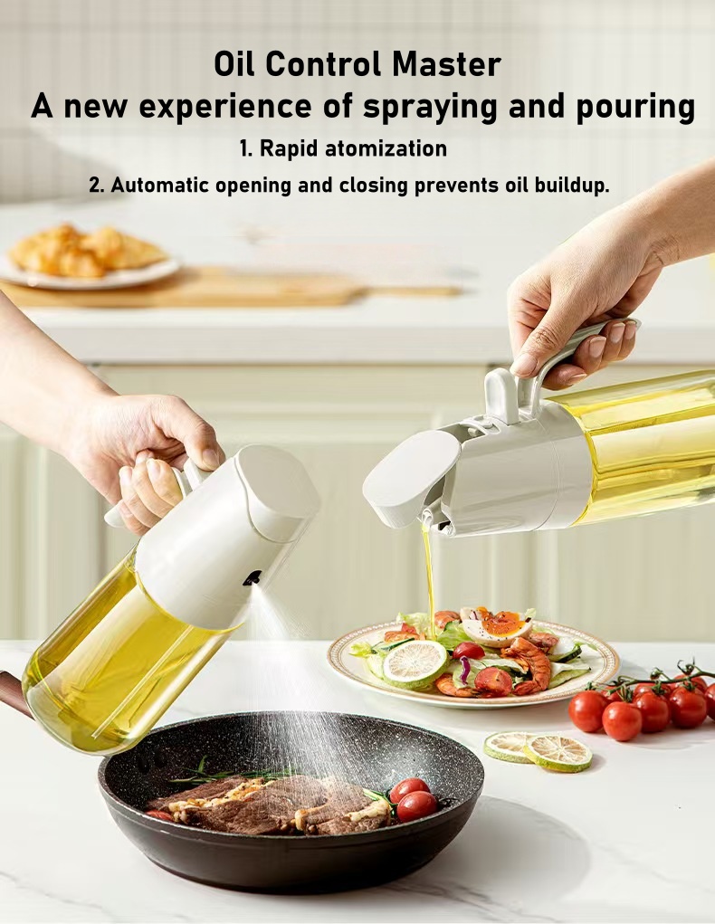 Kitchen Gadgets Oil Spray - زجاجة رذاذ زيت للمنزل، رذاذ المطبخ