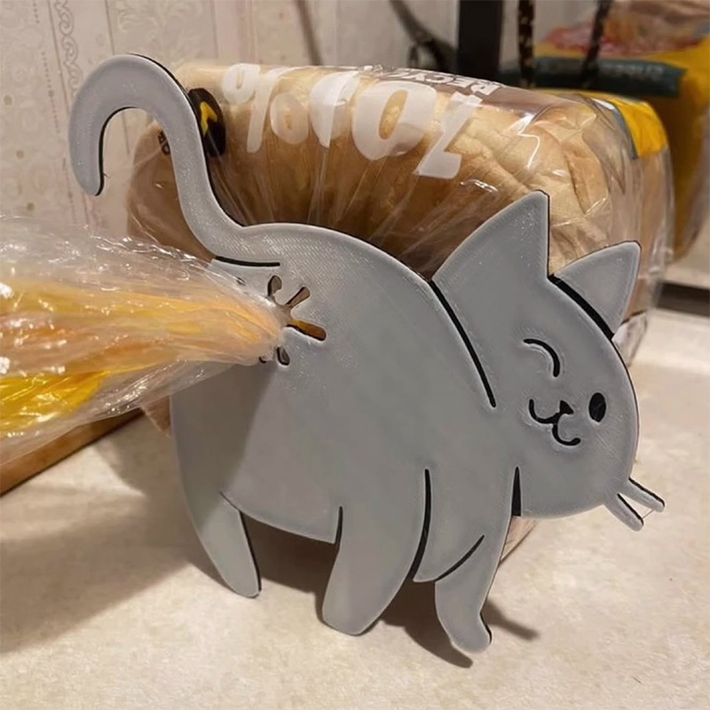 Kitchen Gadgets Novelty - قطعتان من مشبك أكياس الطعام ثلاثي