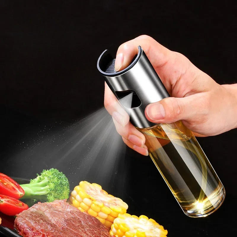Kitchen Gadgets Oil Spray - بخاخ زيت زجاجي للطبخ رذاذ الزيتون