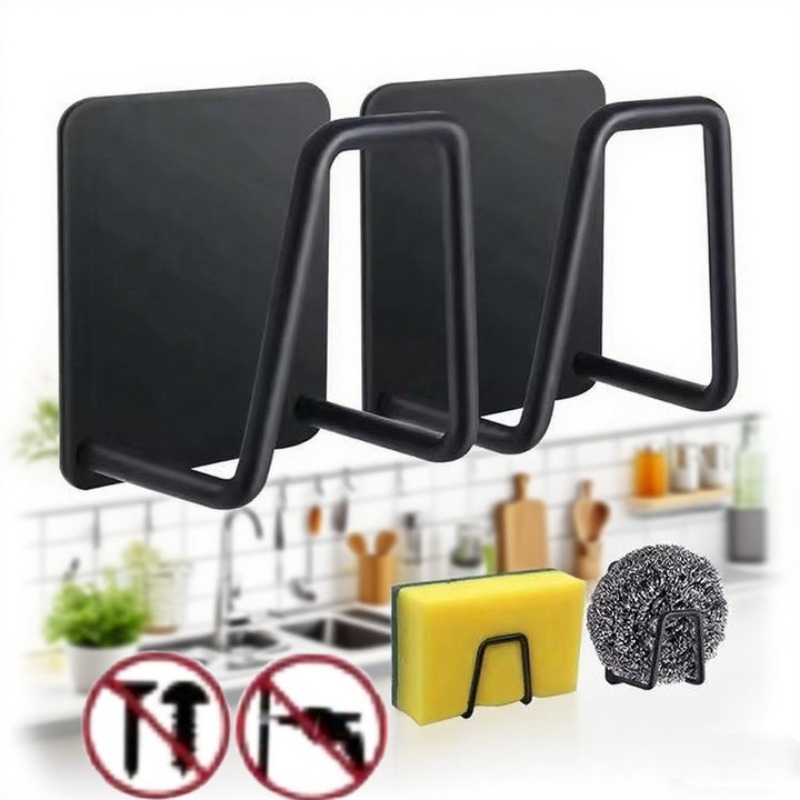 Kitchen Gadgets Storage Ideas - المطبخ حوض الفولاذ المقاوم للصدأ الإسفنج