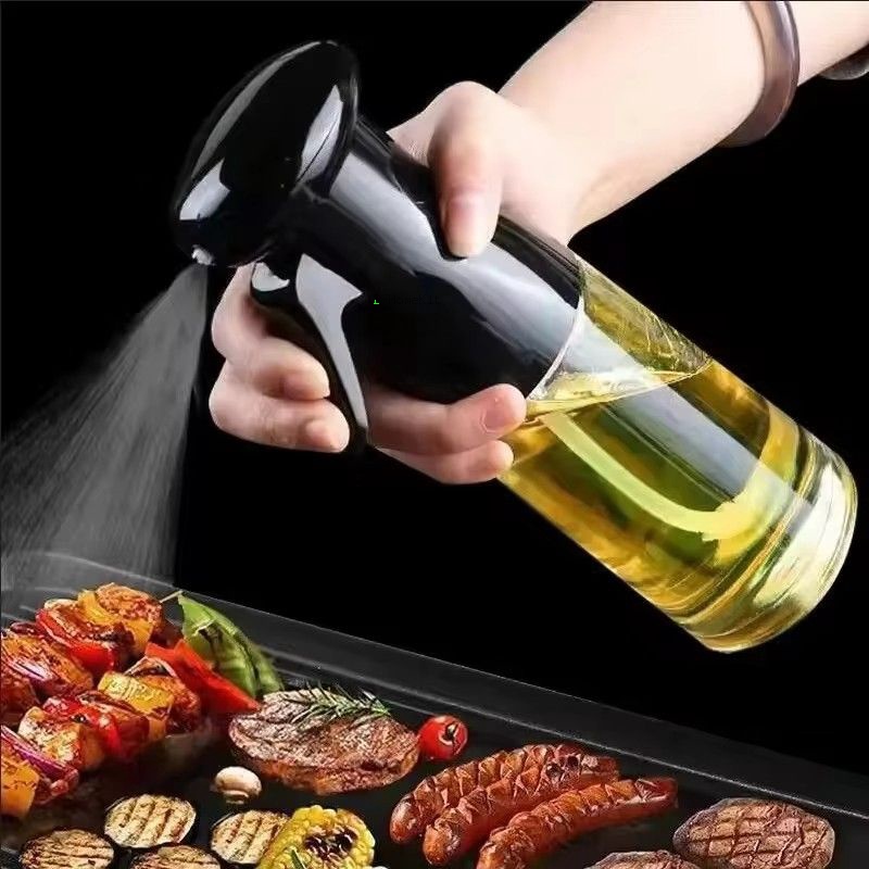 1 قطعة زجاجة زيت المطبخ شفافة  - مراجعة Kitchen Gadgets Oil Spray وسعره