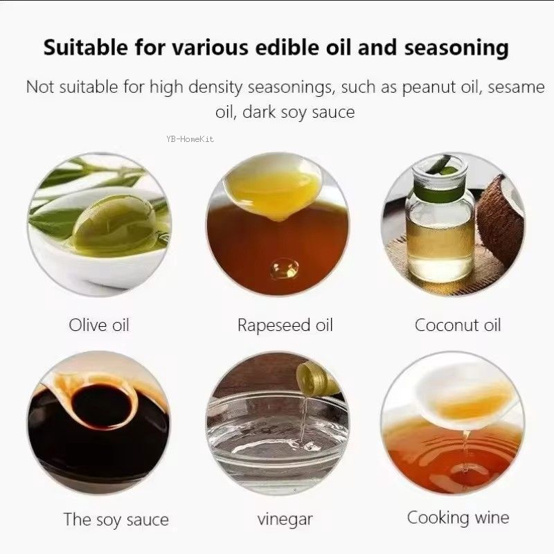 1 قطعة زجاجة زيت المطبخ شفافة  - مراجعة Kitchen Gadgets Oil Spray وسعره