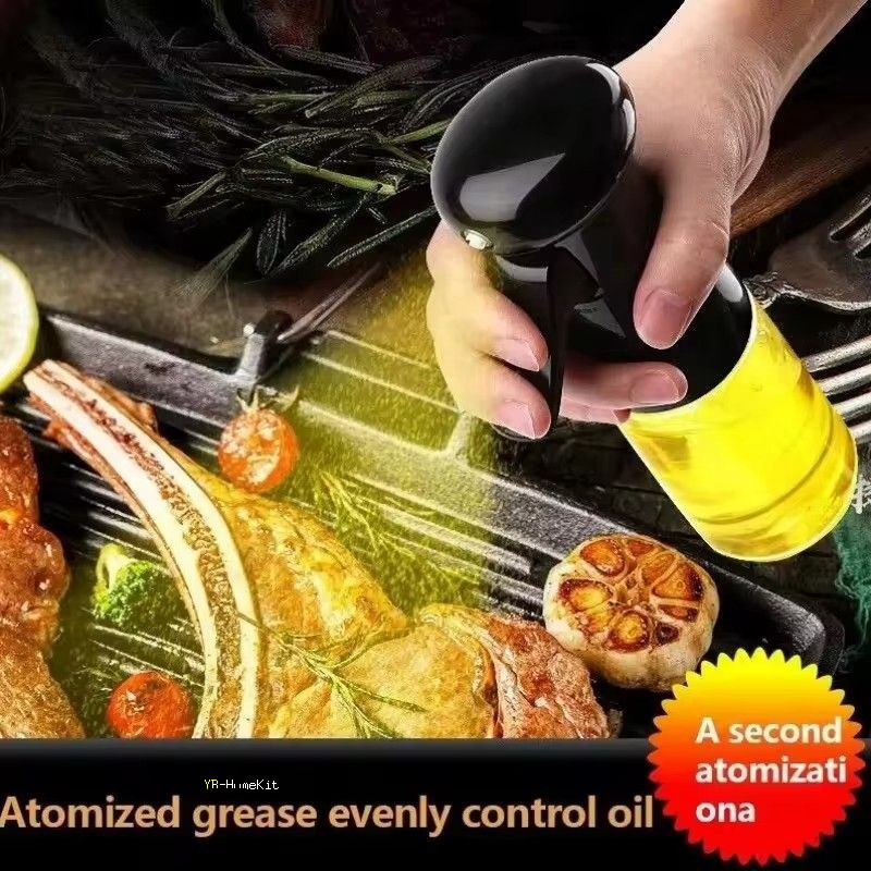 1 قطعة زجاجة زيت المطبخ شفافة  - مراجعة Kitchen Gadgets Oil Spray وسعره