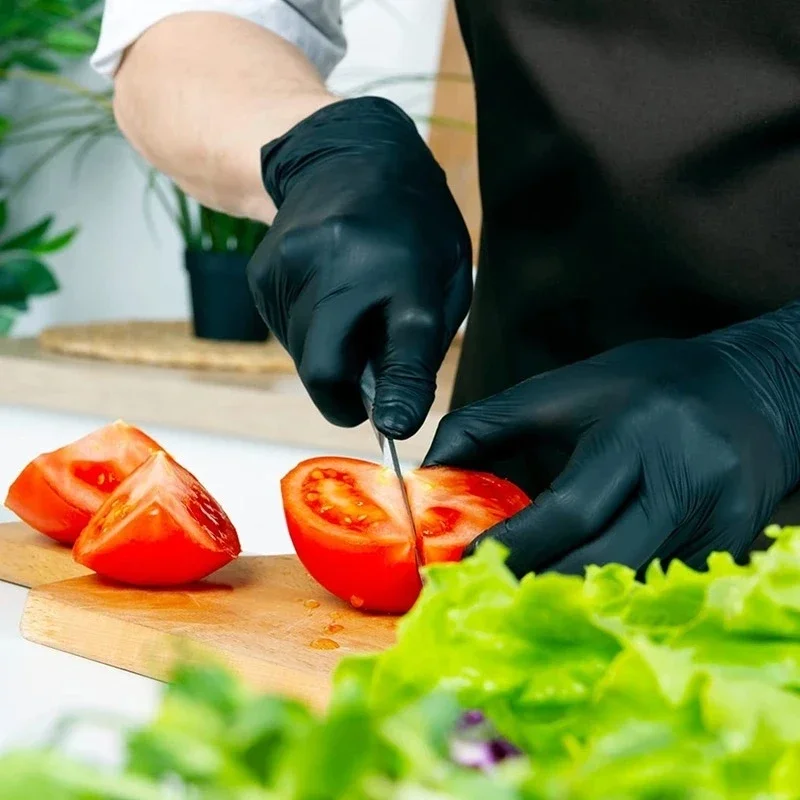 2/100 قطعة قفازات سوداء للاستخ - مراجعة Kitchen Gadgets Novelty وسعره