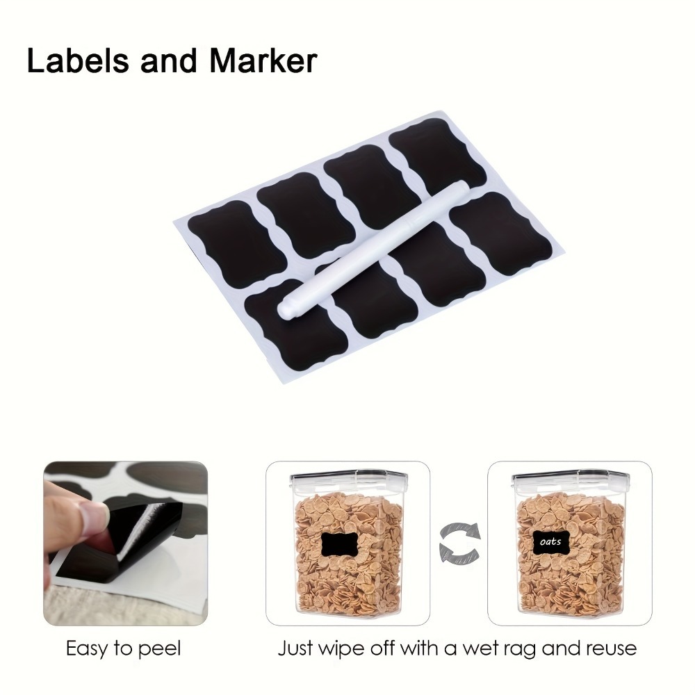 24 قطعة من حاويات تخزين الطعام - مراجعة Kitchen Gadgets Storage Ideas وسعره