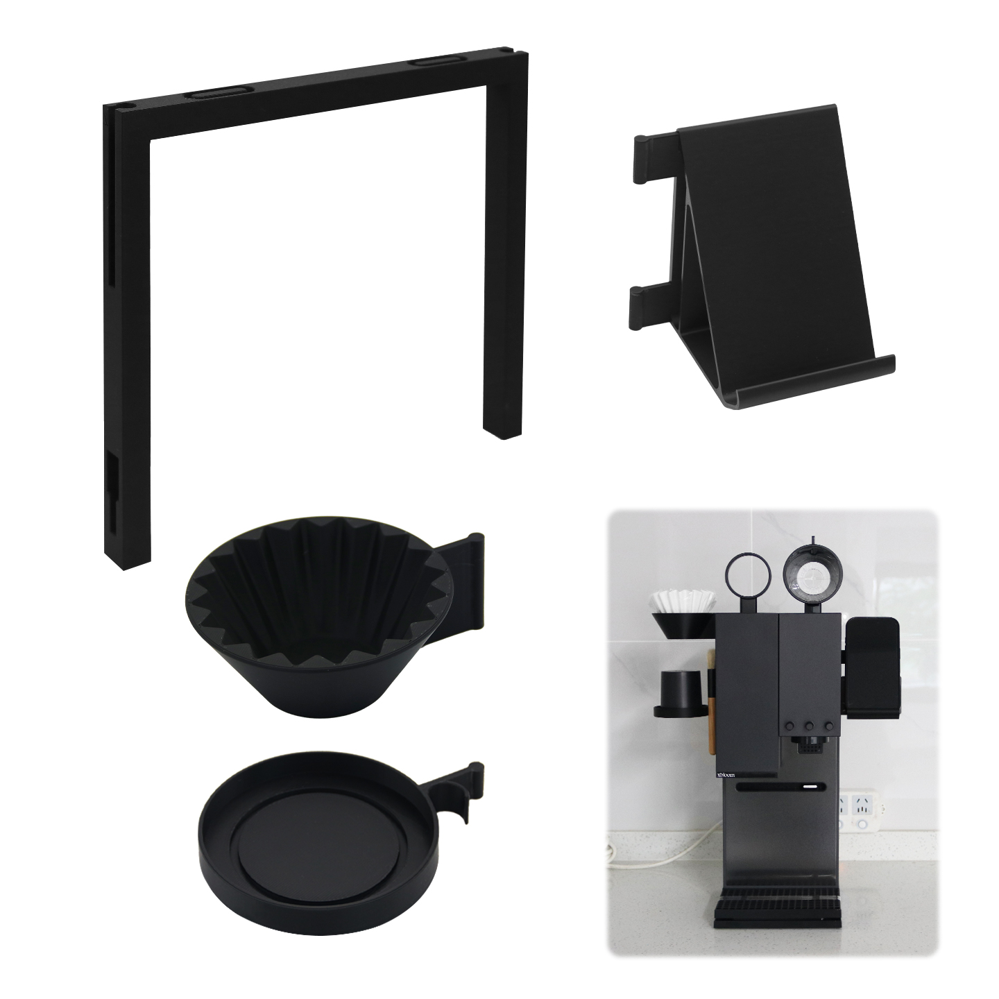 رف تخزين لماكينة القهوة من xBl - مراجعة Kitchen Gadgets Storage Ideas وسعره