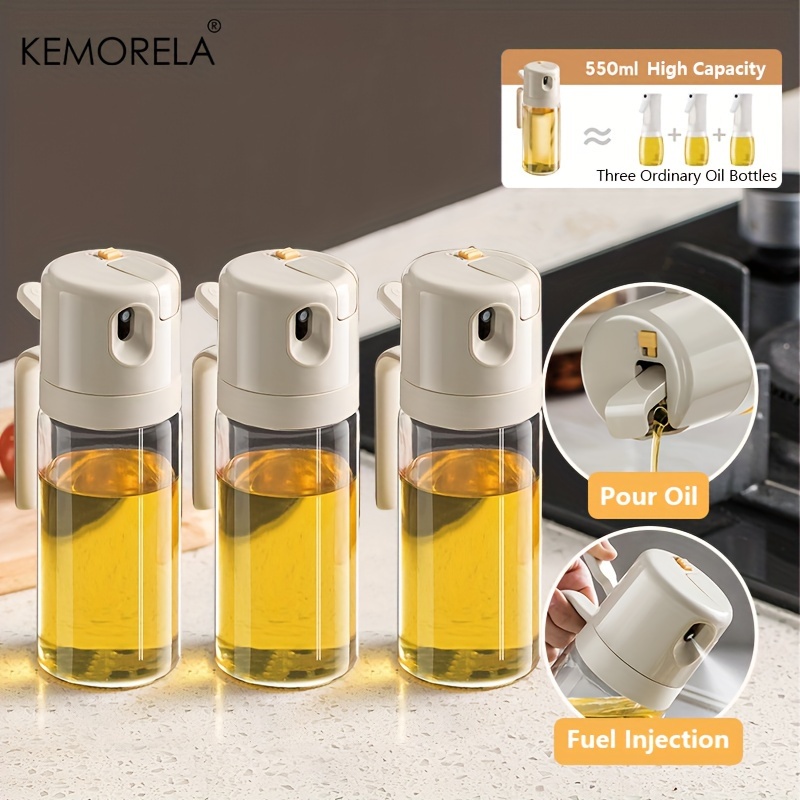 زجاجة بخاخة زيت زيتون ، مخبوزا - مراجعة Kitchen Gadgets Oil Spray وسعره