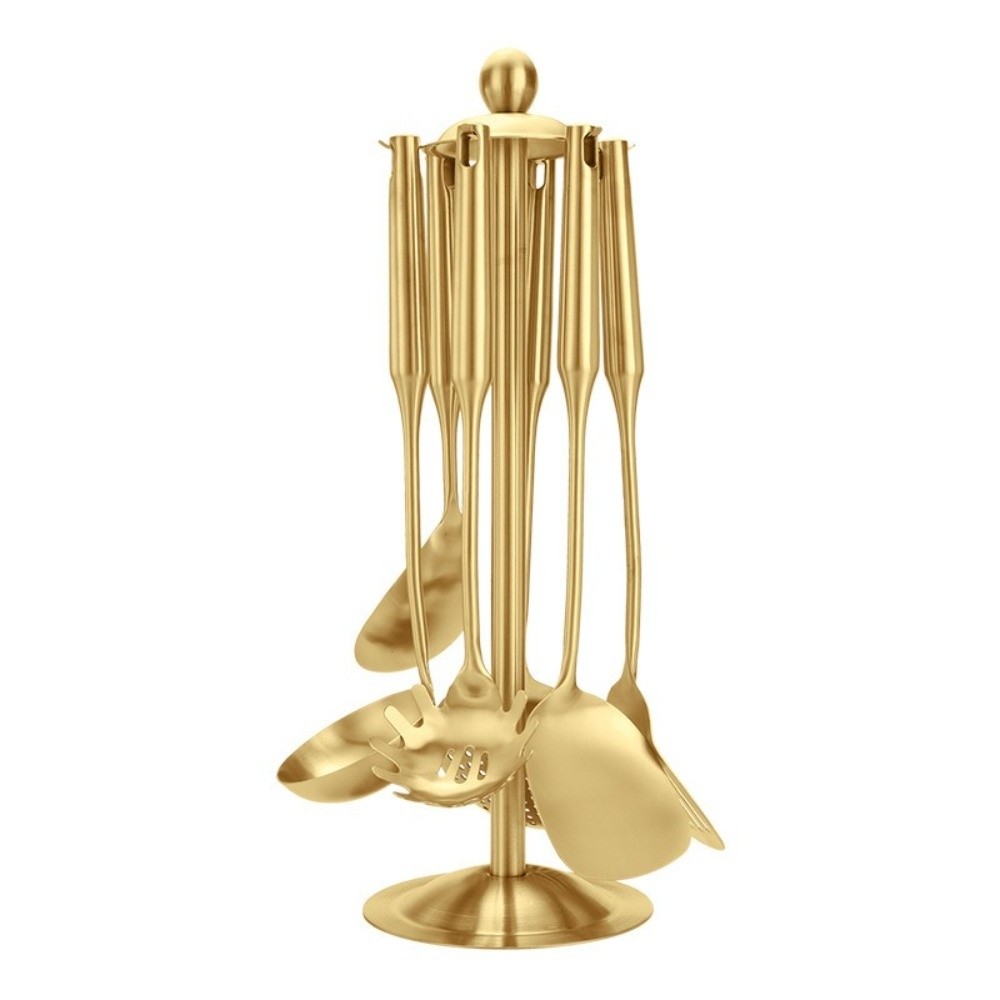 طقم أدوات مطبخ من الفولاذ المق - مراجعة Kitchen Gadgets Gold وسعره