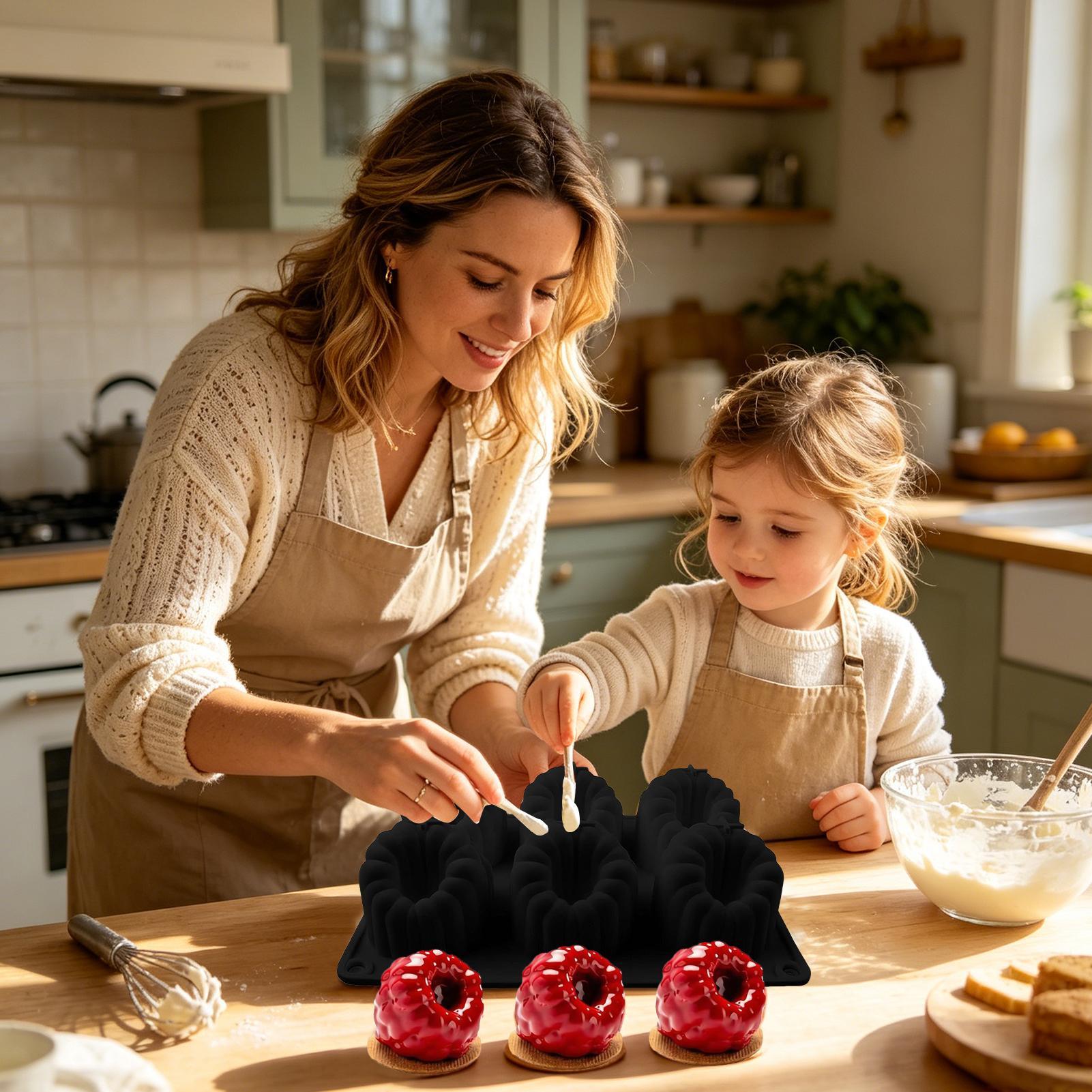 قالب سيليكون على شكل توت العلي - مراجعة Silicone Baking Mat وسعره