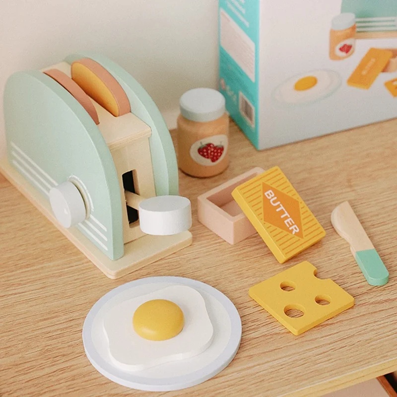 لعبة محمصة خبز خشبية للأطفال،  - مراجعة Kitchen Gadgets For Kids وسعره