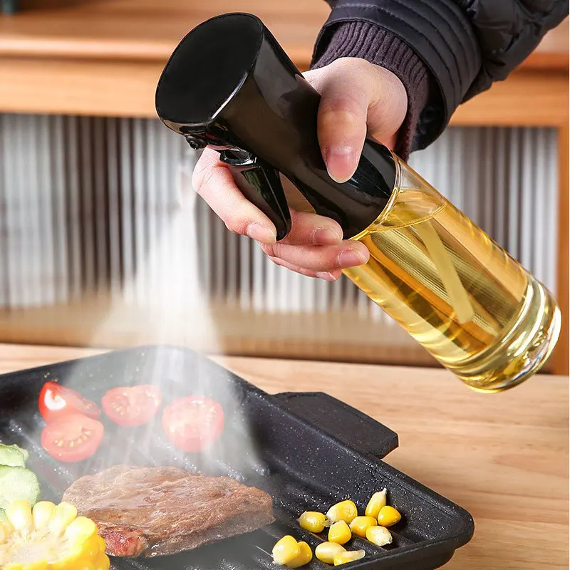 200 \ 300 \ 500 مللي زجاجة رذا - مراجعة Kitchen Gadgets Oil Spray وسعره