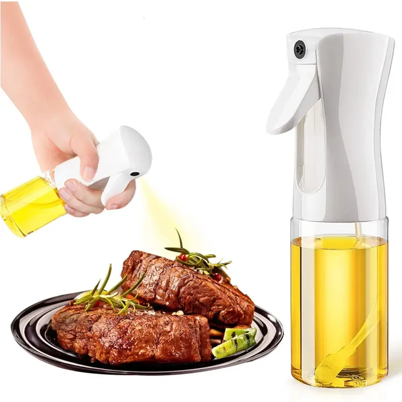 زجاجة رش زيت بلاستيكية منزلية  - مراجعة Kitchen Gadgets Oil Spray وسعره