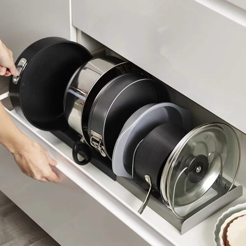 رف تخزين أغطية الأواني الجديد  - مراجعة Kitchen Gadgets Storage Ideas وسعره