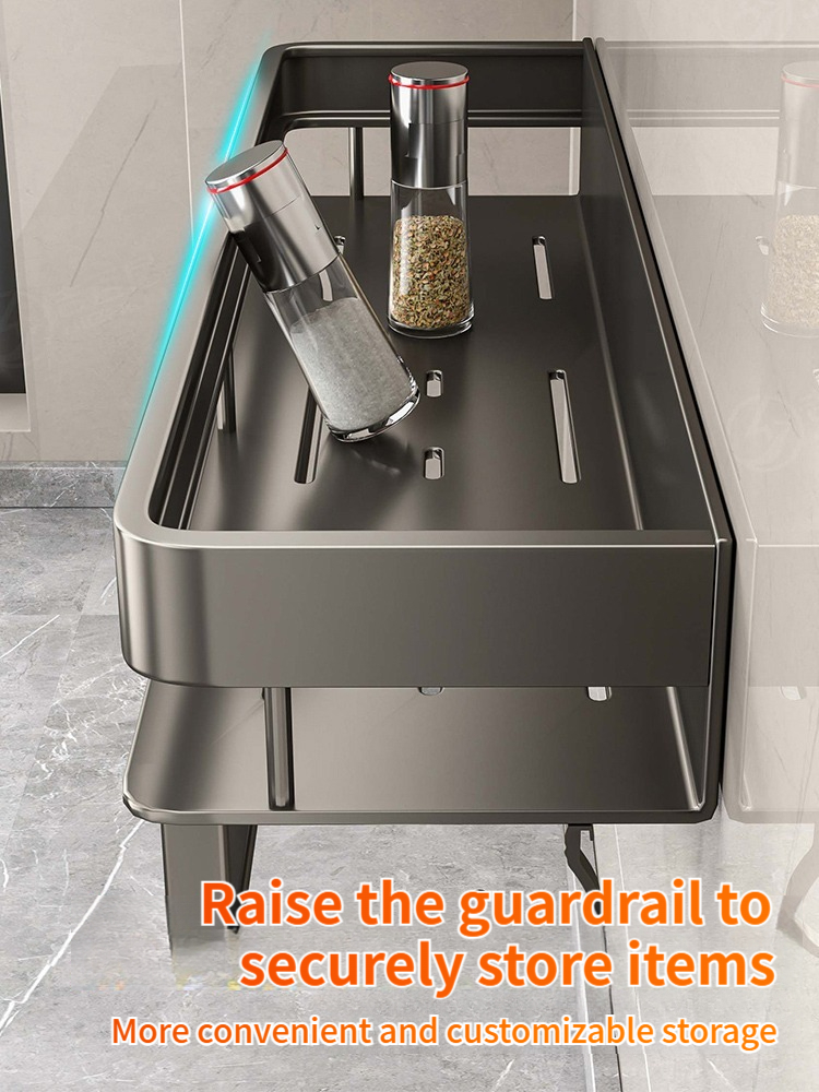 رف مطبخ من الألومنيوم، رف تخزي - مراجعة Kitchen Gadgets Storage Ideas وسعره