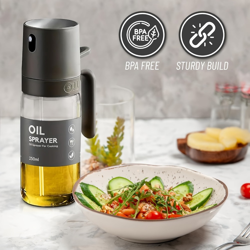 بخاخ زيت سعة 250 مل، مصنوع من  - مراجعة Kitchen Gadgets Oil Spray وسعره