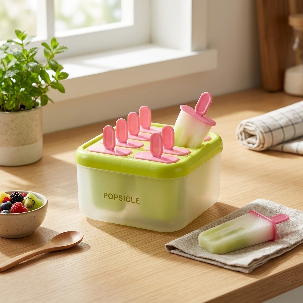 قوالب بلاستيكية للمصاصات الثلج - مراجعة Kitchen Gadgets For Kids وسعره