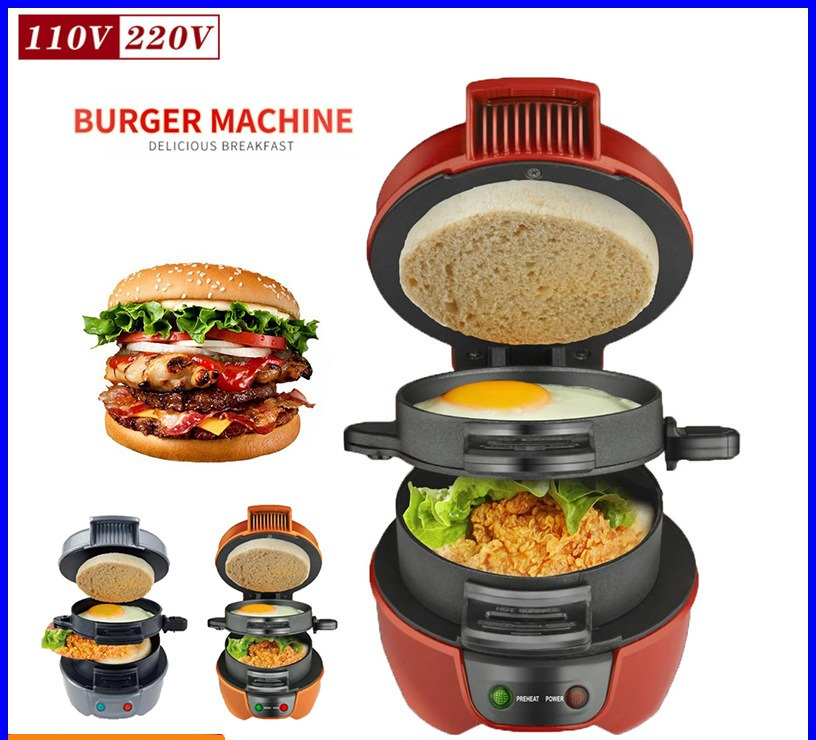 جهاز صنع الهامبرغر والساندويتش - مراجعة Breakfast Sandwich Maker وسعره