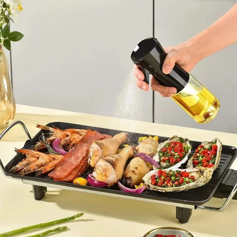 زجاجة رش زيت للمطبخ سعة 200/30 - مراجعة Kitchen Gadgets Oil Spray وسعره