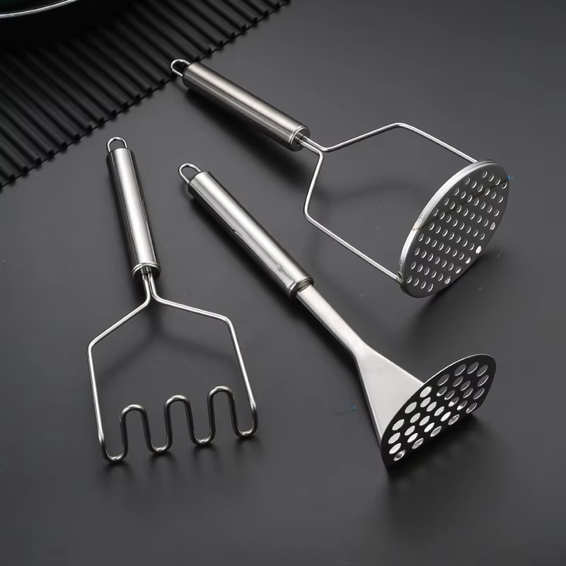هراسة بطاطس يدوية من الفولاذ ا - مراجعة Kitchen Gadgets For Kids وسعره