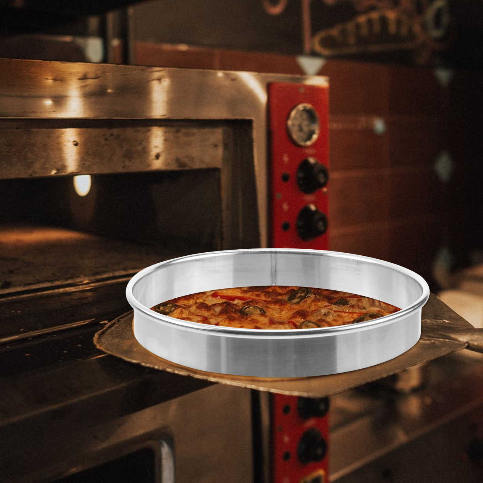 حلقة تزيين البيتزا من الفولاذ  - مراجعة Pizza Stone Baking وسعره
