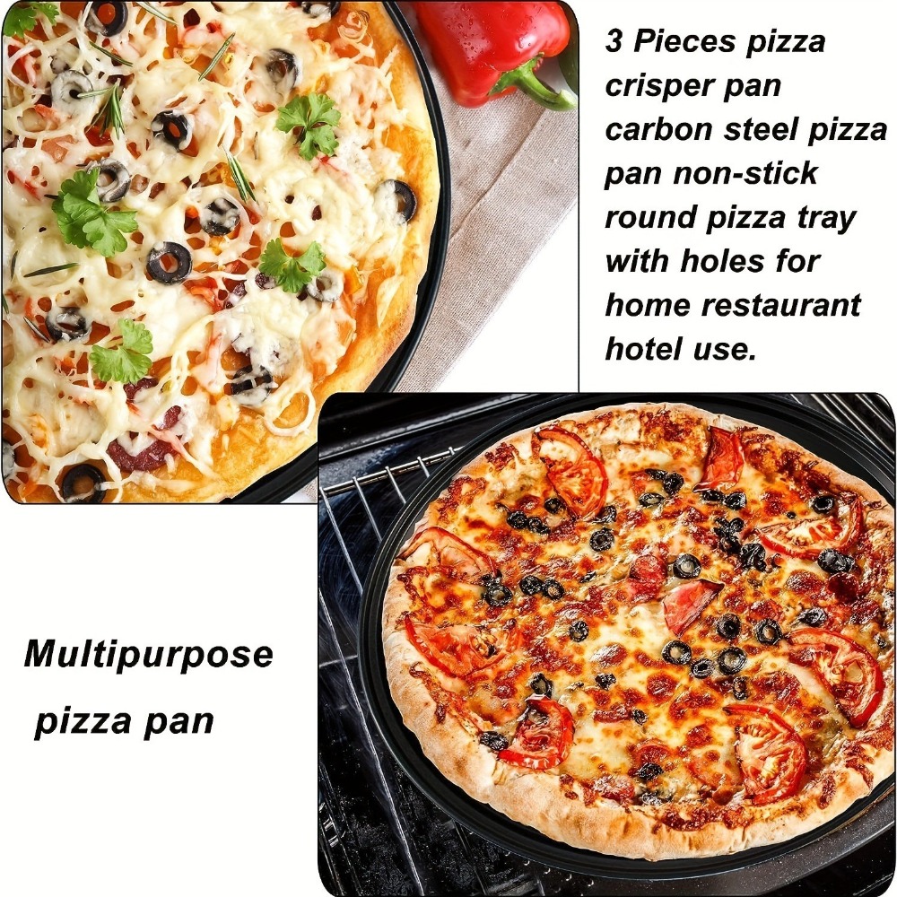 مجموعة صواني بيتزا مثقبة من ال - مراجعة Pizza Stone Baking وسعره