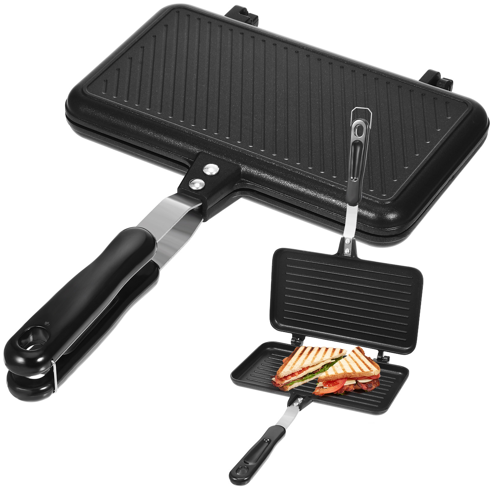 مقلاة ساندويتش مزدوجة الجوانب  - مراجعة Breakfast Sandwich Maker وسعره
