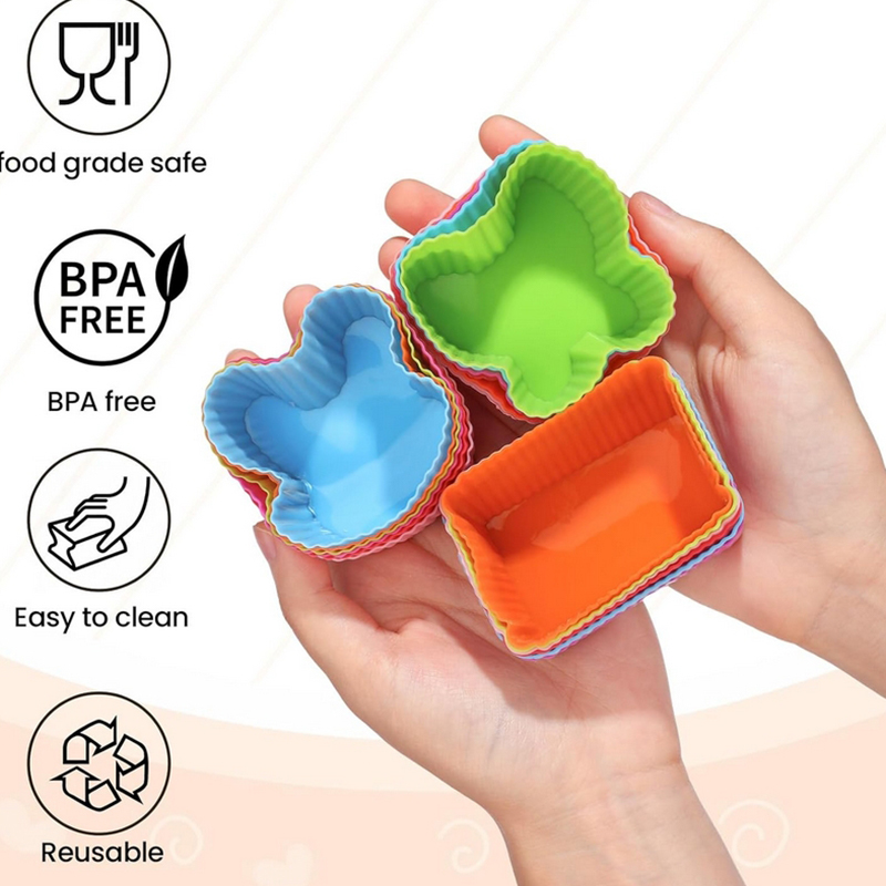 8 قطع من فواصل علب الغداء السي - مراجعة Silicone Baking Mat وسعره